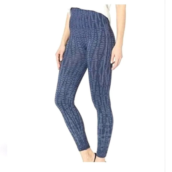 SPANX look at me now blue cropped leggings size xl - Picture 1 of 9